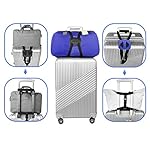 Luggage Straps Bag Bungee， Luggage Straps Suitcase Adjustable Belt，Add a Bag Easy to Travel Suitcase Elastic Strap Belt – (Black) - Image 4
