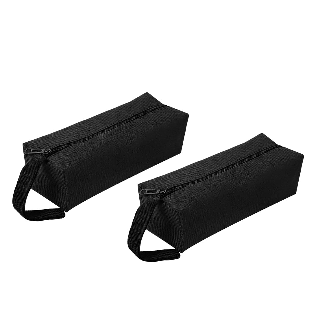 Borsa portautensili, 2 PEZZI, Organizzatore, borsa porta attrezzi, cassetta attrezzi, per Giardinaggio, Lavoro Esterno e Riporre Oggetti d'Arte, Perfetto per i tuoi attrezzi, Nero