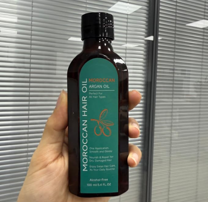 Outccogo Hair Oil for Frizzy Hair, Nourishing Smooths Hair