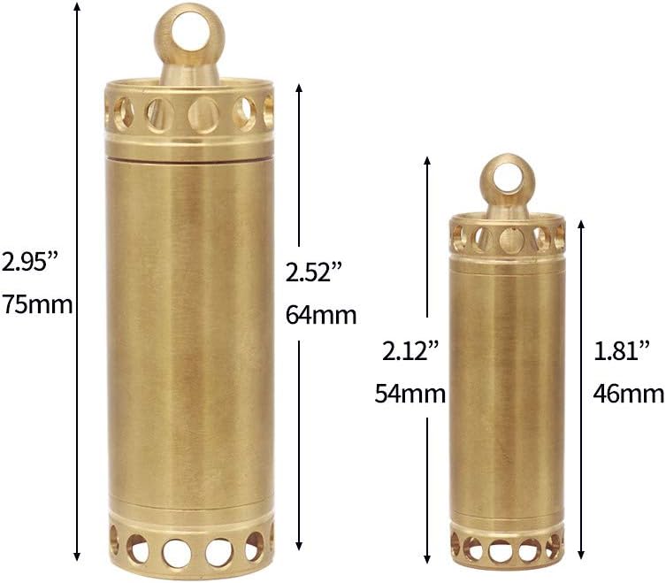 Promo 40% OFF HRX Package Waterproof Brass Pill Case Bottle Keychain, Single Chamber Pill Fob Holder for Purse Pocket Men Gift Outdoor EDC Tool Kit Get Special Price HRX Package Waterproof Brass Pill Case Bottle Keychain, Single Chamber Pill Fob Holder for Purse Pocket Men Gift Outdoor EDC Tool Kit