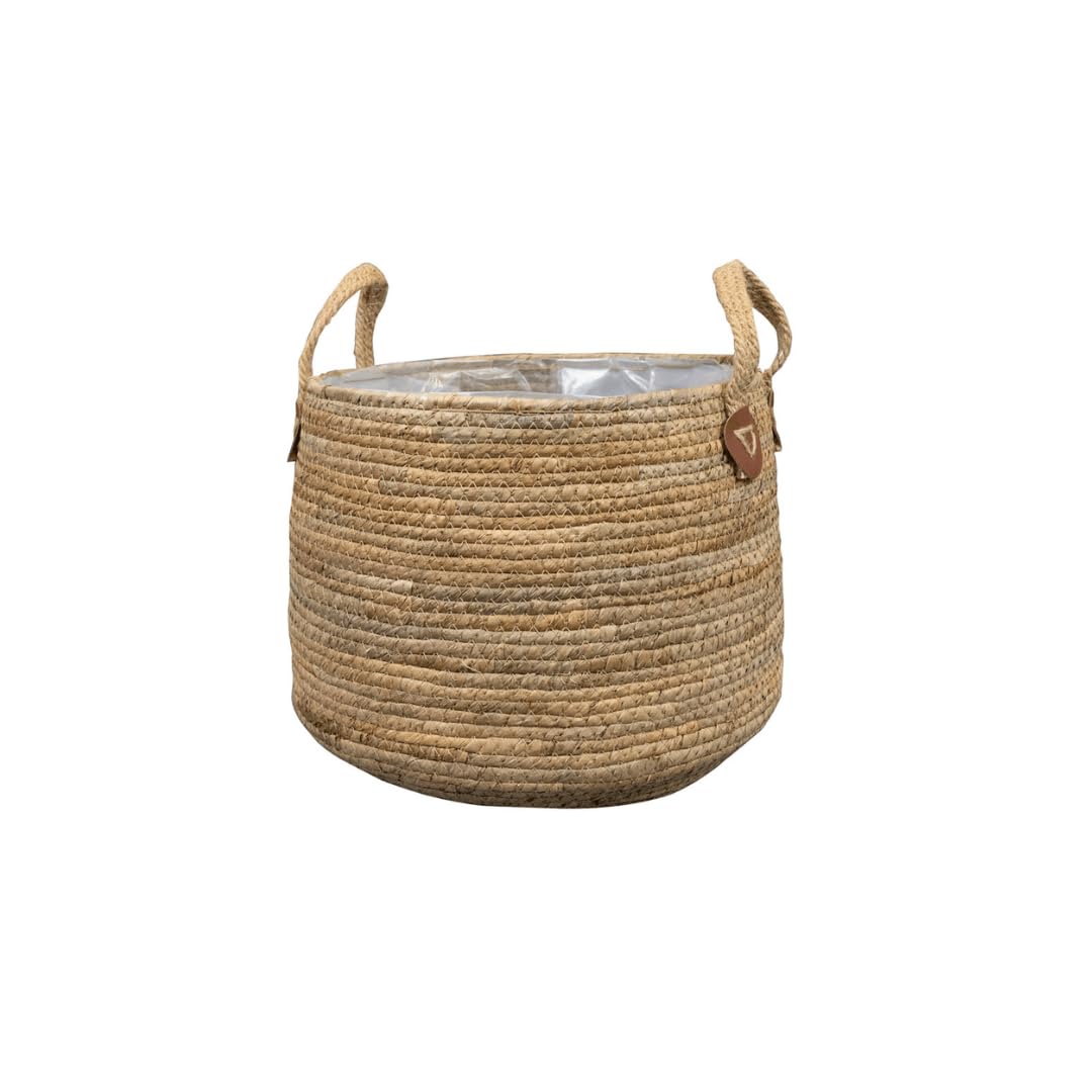 Panier de rangement naturel Isla Naturel 43x30 cm pour plantes et maison