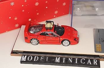 PGM 1/64 ミニカー　フェラーリ F40 雪仕様 Amazon | PGM 1/64 フェラーリ Ferrari F40 Snow Version 赤