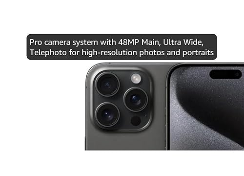 Amazon.com: Apple iPhone 15 Pro Max, 1TB, Black Titanium