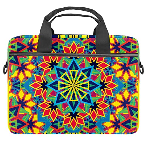 Sacoche bandoulière pc portable 13 pouces multicolore housse ordinateur 14 pouces fine
