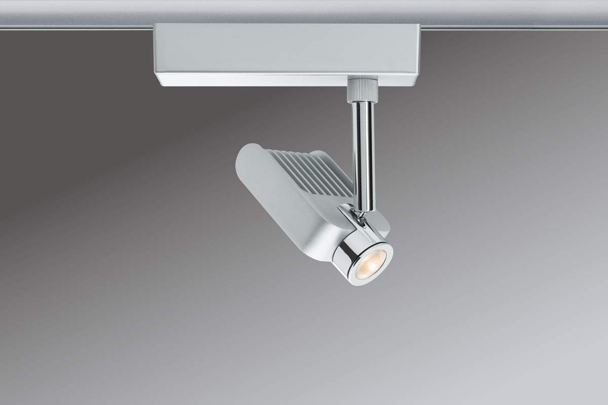 Spot Mural Paulmann 951.14 - Design Moderne Argenté - LED Intégrée 10W - Éclairage Directif Salle De Bain/Couloir