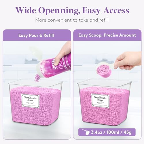 Image of Lifewit Laundry Pods Container with Lid, 0.7gal, Natural, 1 Pcs | Dryer Sheet Holder, Laundry Room Organization Storage for Washing Powder, Scent Booster Beads, Coffee Pods Kcup