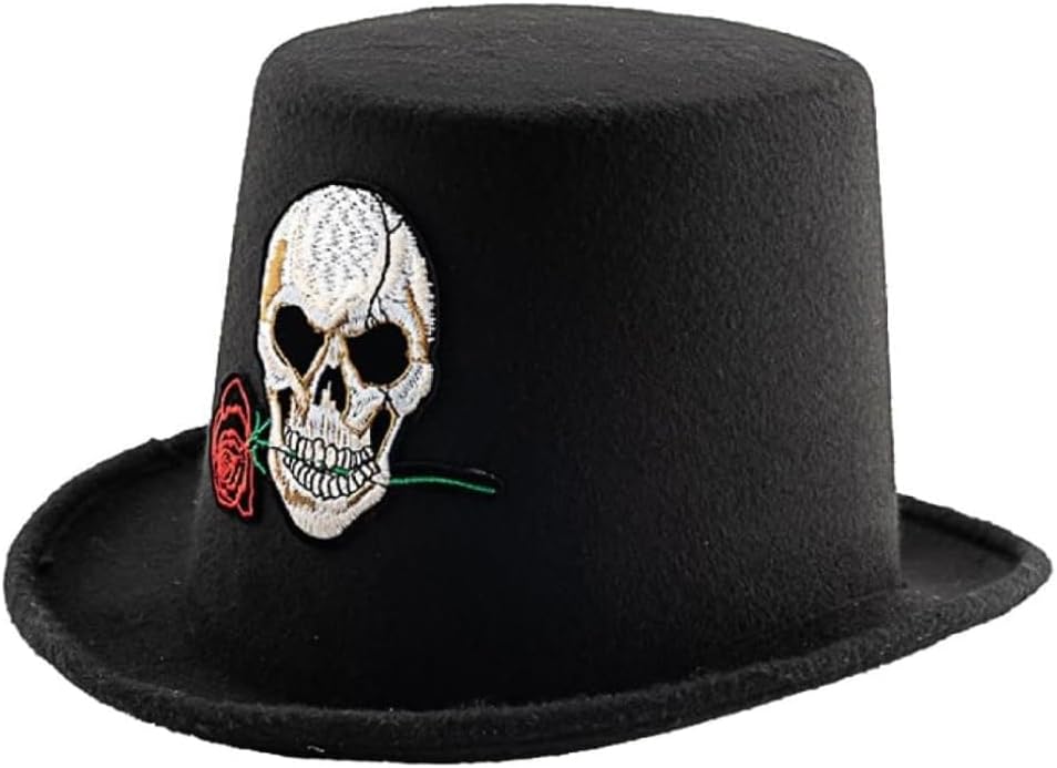 Party Magic Halloween Skull Top Hat