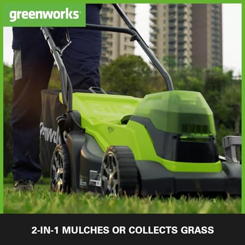 Greenworks 48V Cordless Mower with 2 Batteries