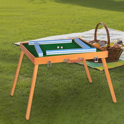 Set de fichas Mahjong Kowaku con mesa plegable y bolsa miniatura 2