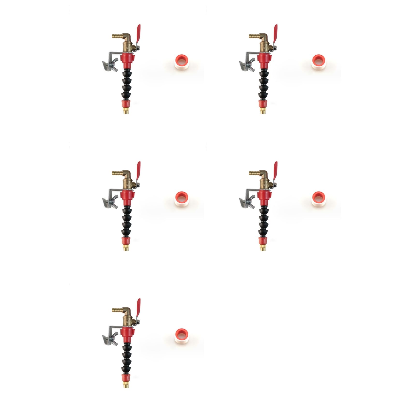 Jnchdghwa 5X Dust Remover Water Sprayer Nozzle for Angle Grinder, New Water Filling Device Sprinkler Nozzle