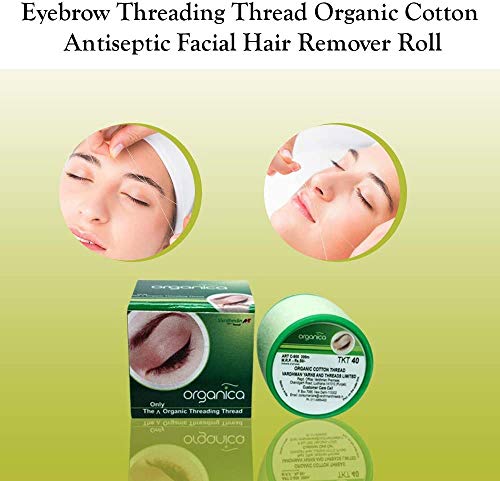 4 x 300 m Organica Organic Cotton Eyebrow Threading Thread - Image 5