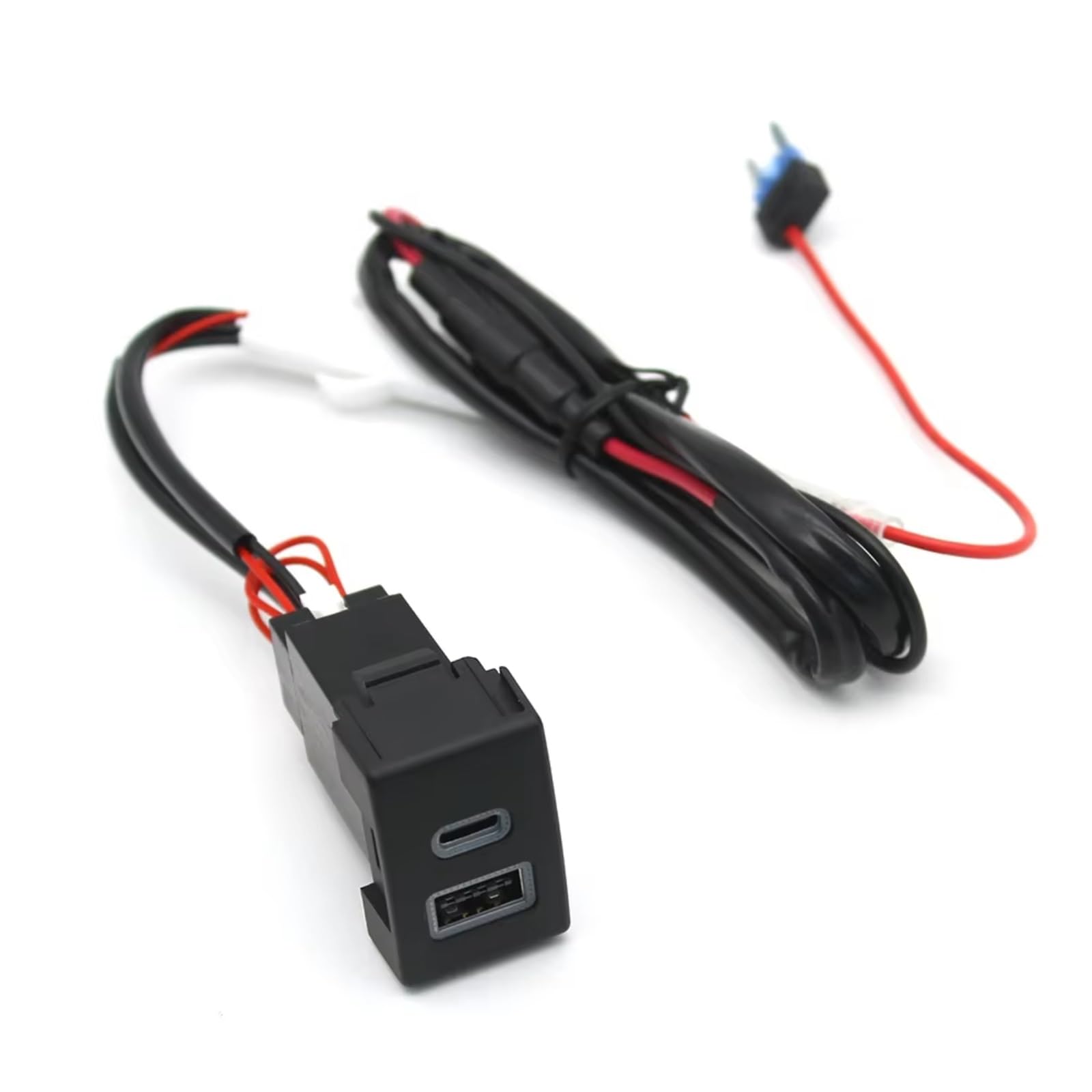 Porta USB Center Compatibile Con Suzuki Per Jimny 2007-2015 Auto Presa Caricabatterie QC3.0 Dual PD Tipo C 12 24V Presa Ricarica Porta USB