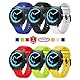 FUNBAND Compatible Gear Sport Strap Bands, 20mm Soft Silicone Replacement Wristbands Fit for 20mm Universal Strap/Samsung Gear Sport/Gear S2 Classic/Galaxy Watch 42mm/Galaxy Watch Active/Vivoactive 3