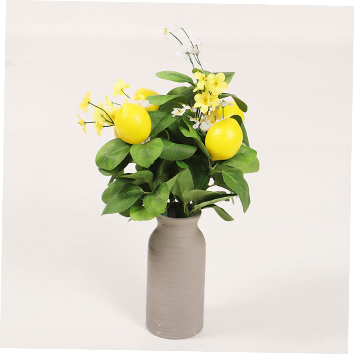 5pezzi Decorazione Con Foglie Verdi Bouquet Artificiali e Aspetto Realistico Per Fotografie e Allestimenti Festivi