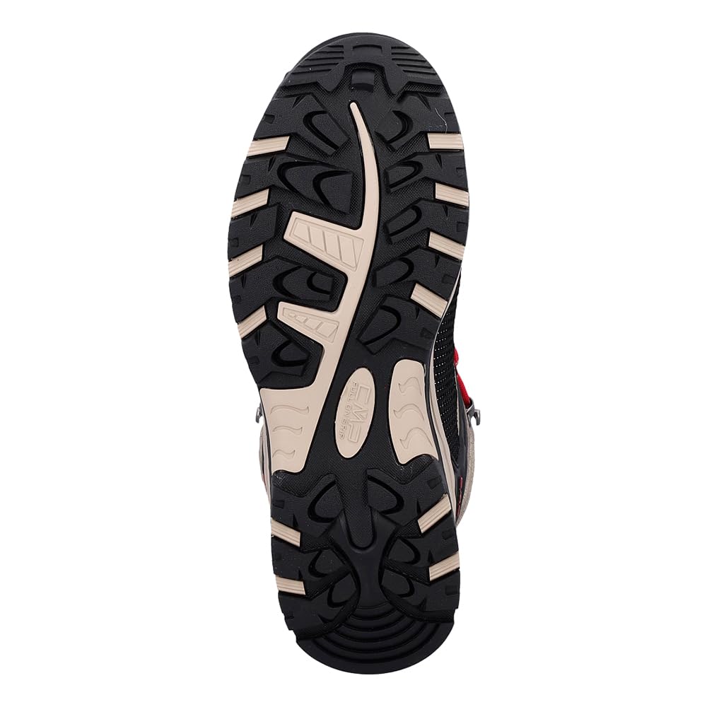 CMP Rigel Mid Scarpe da Trekking Unisex Bambino WP, Deserto Carminio, 38 EU