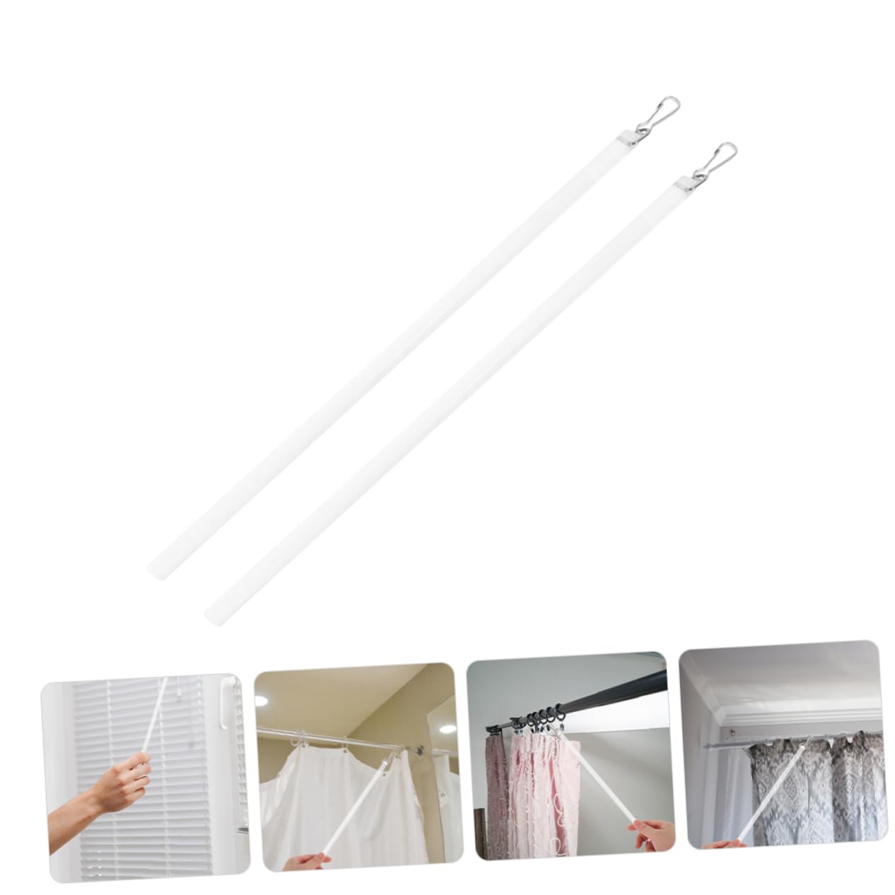 Garneck Curtain Wand Pull for Drapery - Adjustable Tilt Wand Replacement for Treatment Control - Ideal for Blinds and Curtains and Stylish Design