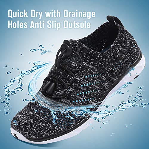 EQUICK Kids Water Shoes Boys & Girls Kids Aqua Shoes Swim Shoes Athletic Sneakers Lightweight Sport Shoes (Toddler/Little Kid/Big Kid)3