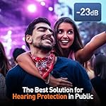 High Fidelity Concert Ear Plugs, Noise Cancelling Silicone Ear Plugs 2 Pairs Great for Concerts Loud Music, Musicians, Motorcycles, Airplanes, Raves, Hearing Protection -23 dB - Image 4