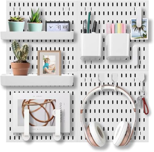 felthouse Peg Board for Wall with Pegboard Accessories Metal Pegb...