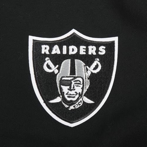 Pro Standard Womens NFL Las Vegas Raiders Wingspan Crewneck Sweatshirt Black 2XL - Image 6