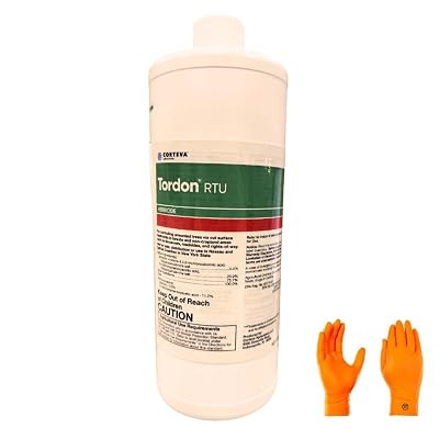 Tordon RTU : Wooden Plant Solution 1 Quart | Premium USA Supply Gloves for Safe Eradication | USA Supply Pest ID Card