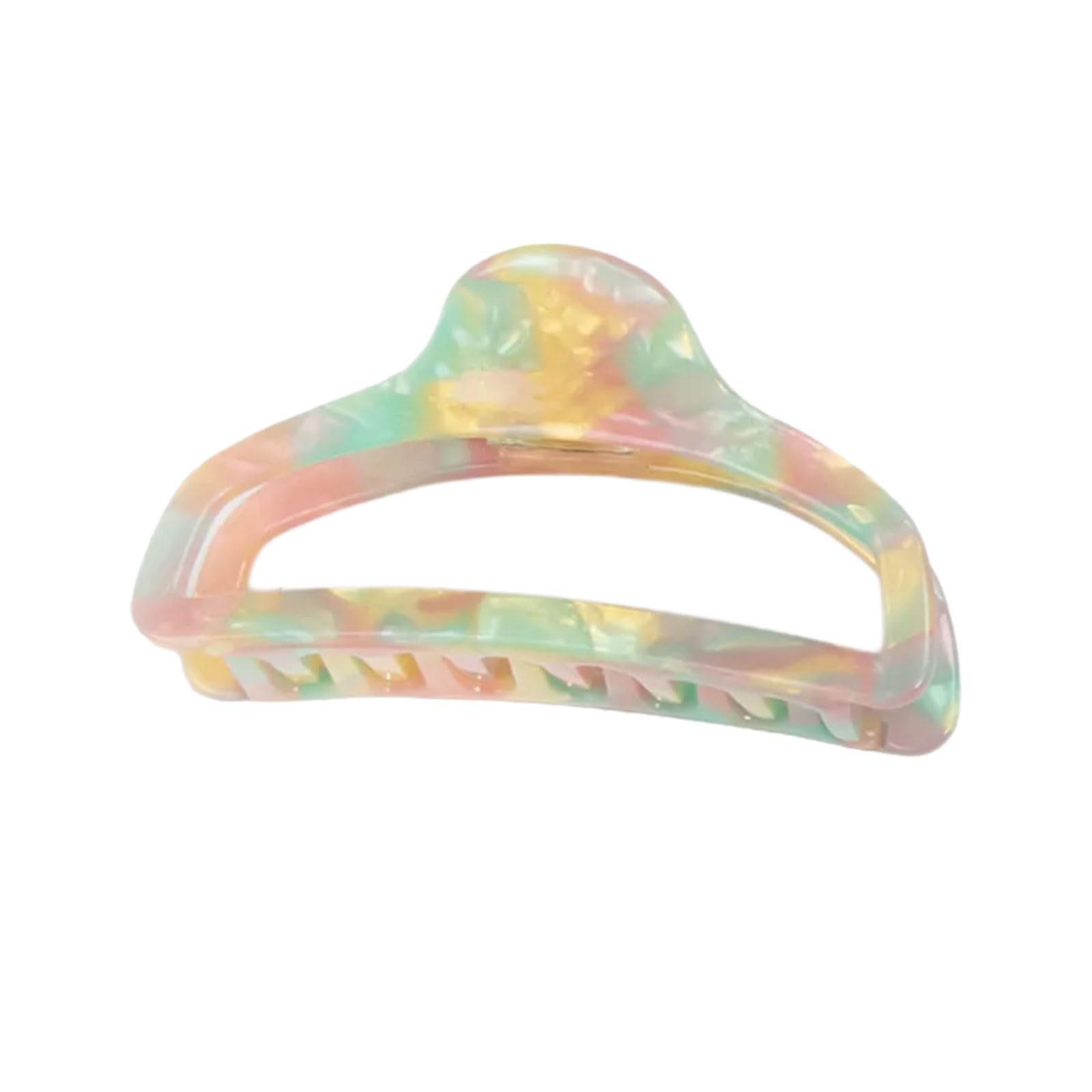 YUXITA Elegant French Styles Hair Clip Practical Acetate Secure Grip Hairpin For Women Multiple Colors Available