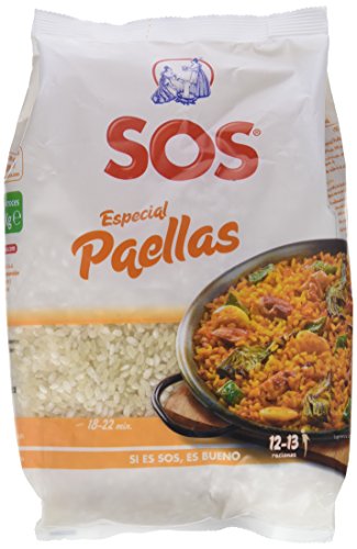 SOS Arroz Especial para Paellas - Paquete de 10 x 100 gr - Total: 1000 gr