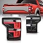 MOSTPLUS Full LED Tail Lights for Ford F-150 F150 2015 2016 2017 Rear Lamp Assembly (Smoke Tinted)