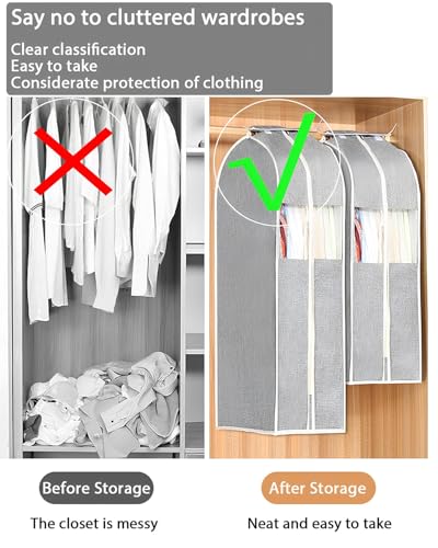 Garment Storage Bags for Hanging Clothes, Garment Bag, Suit Bags for Closet Storage, Garment Bags for Hanging Clothes, for Closet, Shirts, Coats, Dresses3