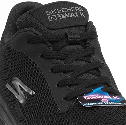 Skechers Women's GO Walk 5-Lucky Sneaker, Black, 7.5 M US | Image 5