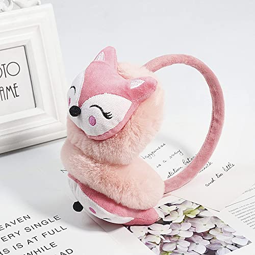 OhMill Creative Winter Warm Cute Cartoon Little Earmuffs Plush Furry Ear Warmers for Boys Girls Adult Protector Ear Cover3