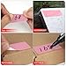 Meitaat Pink Rectangle Stickers 2 x 1 Inch Color Coding Labels Vinyl Roll Self-Adhesive Waterproof Removable 500 PCS