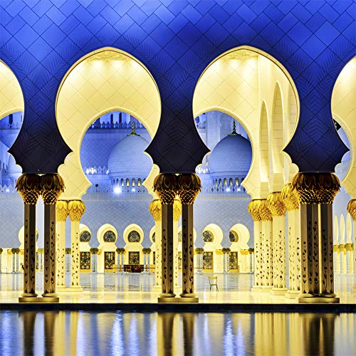 Wooden Jigsaw Puzzle –Limited Edition - White Mosque - 135 Unique Pieces - Made in The USA by Zen Art and Design