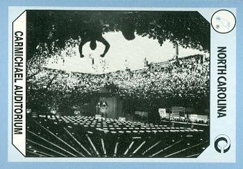 Autograph Warehouse Tar Heels Carmichael Auditorium Basketball Card (North Carolina) 1990 Collegiate Collection No.195