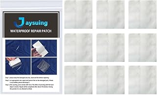 Didiseaon Remendo De Fita De Reparo Inflável De 10 Peças Adesivos Transparentes De Fita Adesiva Adesivos Transparentes Produtos Infláveis Remendo De Reparo De Piscina Fita De Reparo De