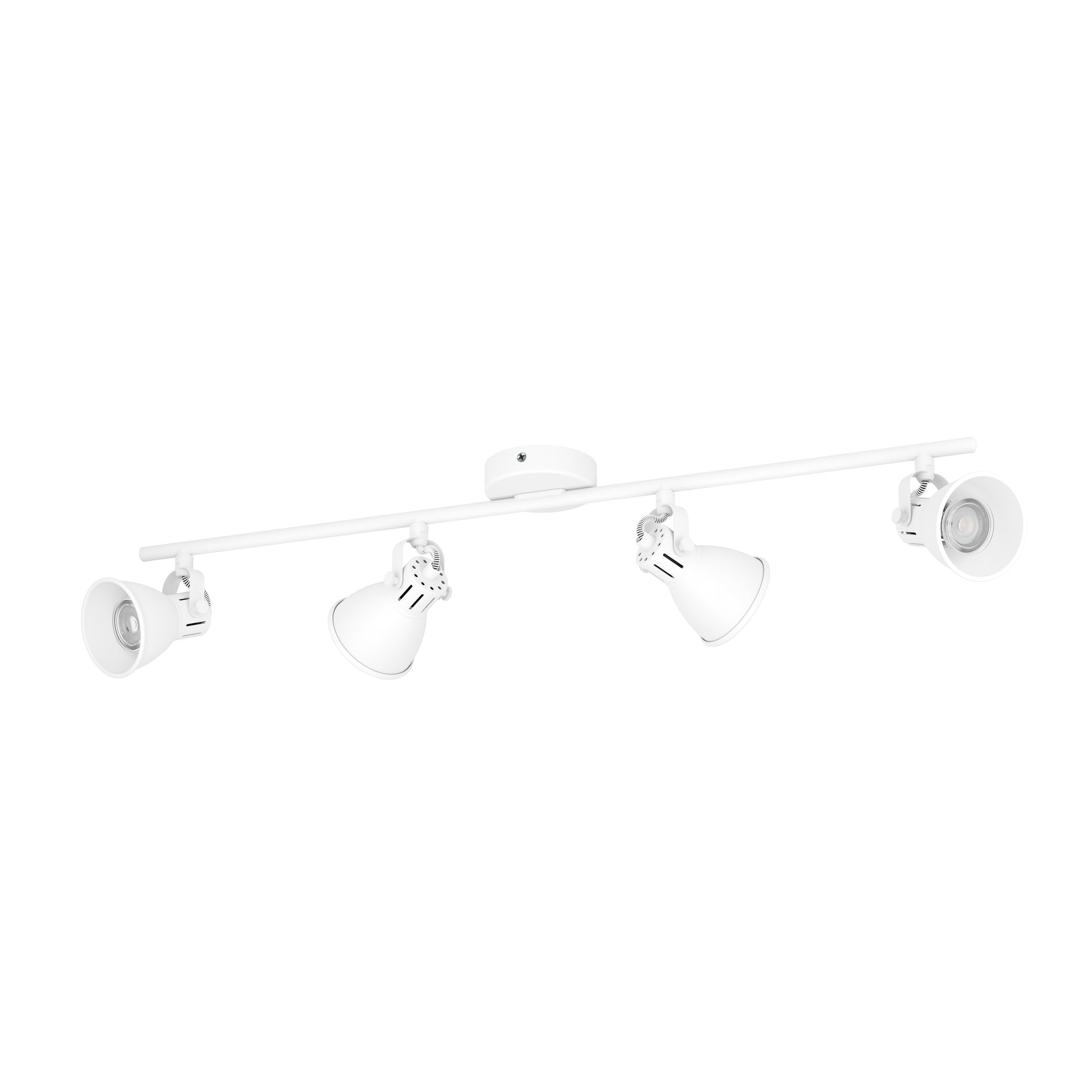 Eglo White Seras 1 Steel 4 Light Spotlight