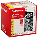 fischer – fischer Spreizdübel SX Plus 6 x 30 S PH, Schachtel mit 100 N