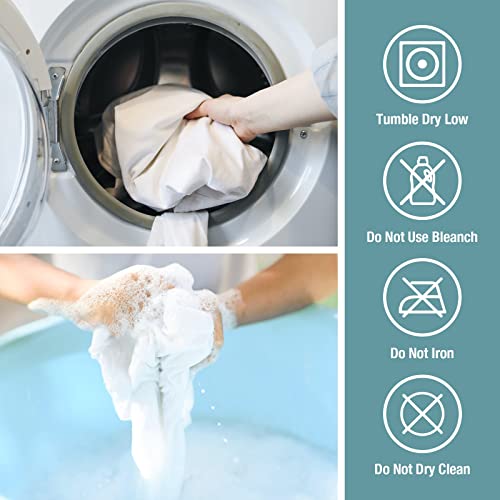 Bedecor USH8102 Queen Mattress Protector Waterproof Cotton Mattress Cover Pee Proof Liquid Proof Pet Incontinence Elderly Essentials Bed Cover Fitted Sheet Deep Pocket thumb #5