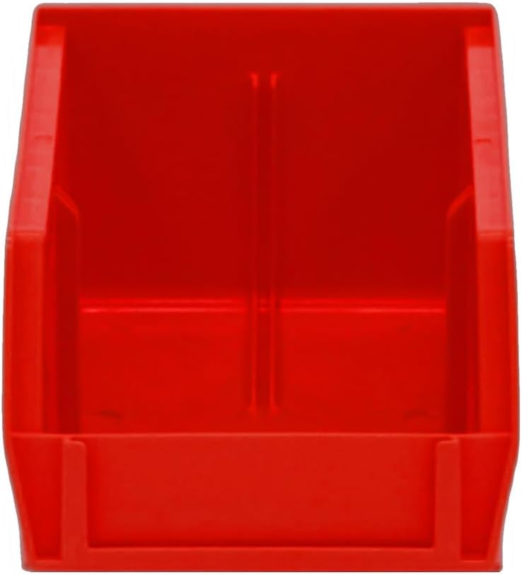 Durham PB30220-17-PKG Plastic, Hook-On-Bin, 4 X 7 X 3, Red, PKG OF 24
