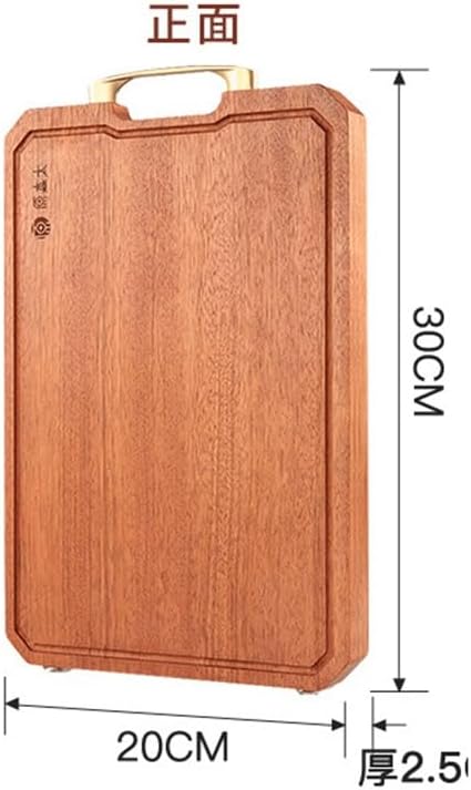 HBJWOV Vegetable Board Chopping Board Cutting Board Solid Wood Whole Wood Pear Wood Household Board Sticky Board