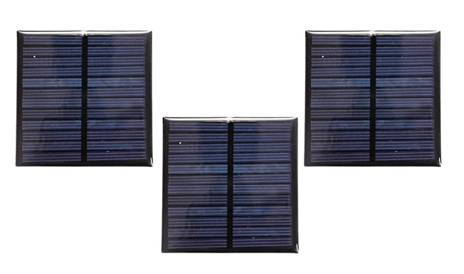 ESPtronics 3 Pcs Mini Solar Panel Cell 70x70 Square �6V-100 mAh for School Student-image-25