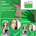 BEIYANG 10 Ft x 20 Ft Photography Backdrop Green Screen, Green Background Non-Reflective Fabric Wrinkle Resistance Photo Background for Photo Studio Shooting Props