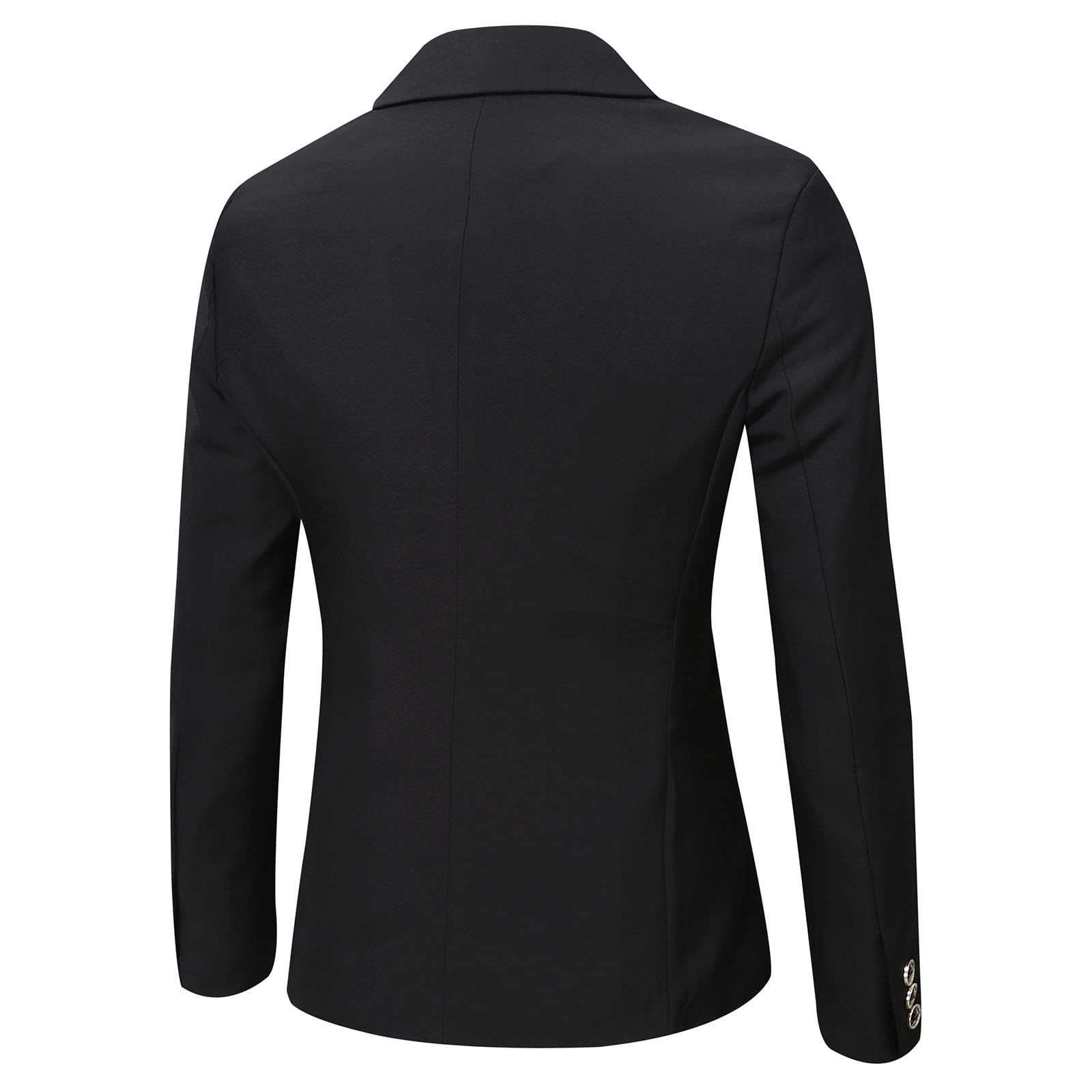 Abito da uomo con stampa risvolto di moda a petto singolo fibbia per abbigliamento e giacche da uomo Giacca riscaldante da uomo con batteria e cappuccio, Le Noir, XL