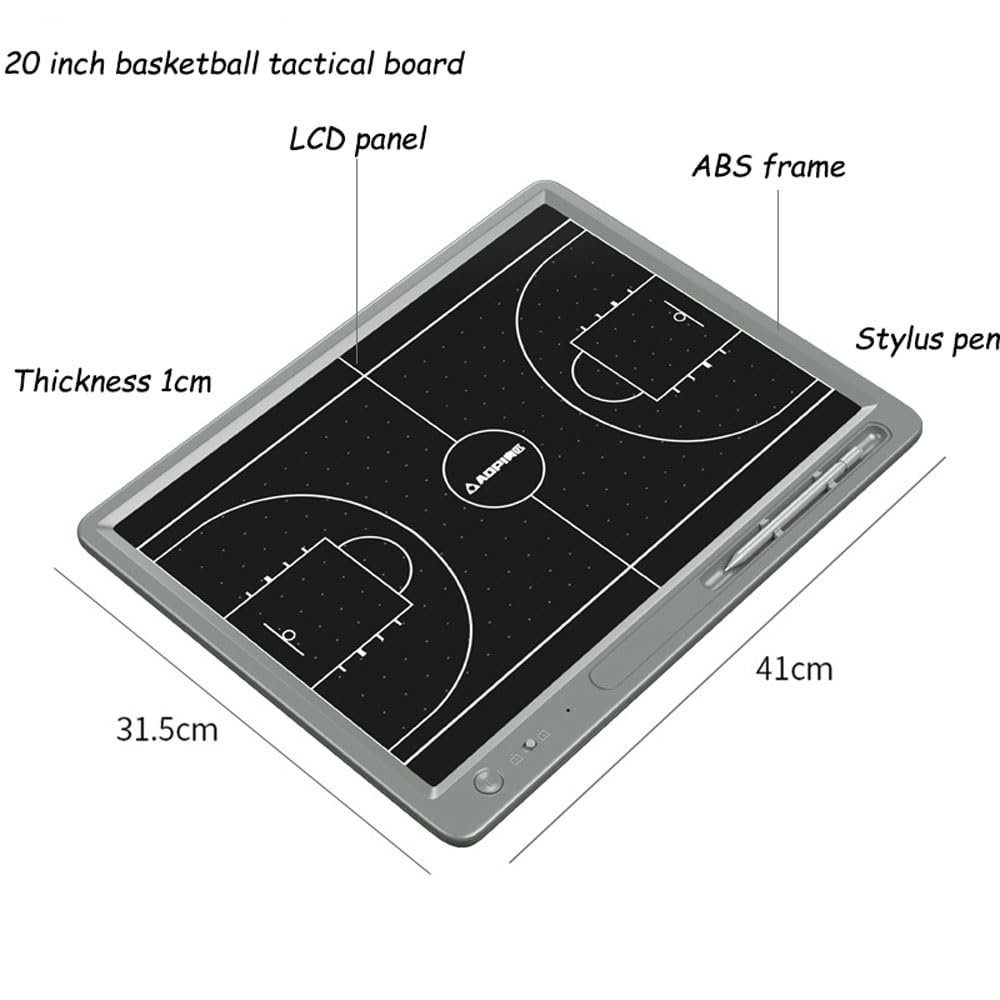 15 cali/20 cali LCD Tablica trenerska piłki nożnej/koszykówki, elektroniczna taktyczna tablica szkoleniowa Tablica trenera Sprzęt/akcesoria trenerskie Prezenty dla trenerów piłki Materiały edukacyjne