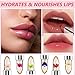 2PCS Crystal Jelly Lipstick, Magic PH Temperature Color Changing Lip Gloss, Long Lasting Nutritious Moisturizing Lip Balm Clear Color Changing Lipstick