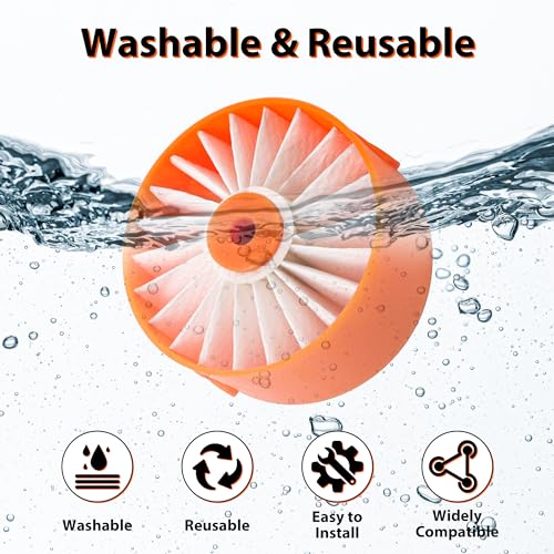 Image of Filter Replacement for Black & Decker Powerseries Extreme Cordless Stick Vacuum Cleaner Fit for BSVF1 BSV2020 BSV2020G and BSV2020P. Replace Part # N665227, #N858184, Compatible with Craftsman filters