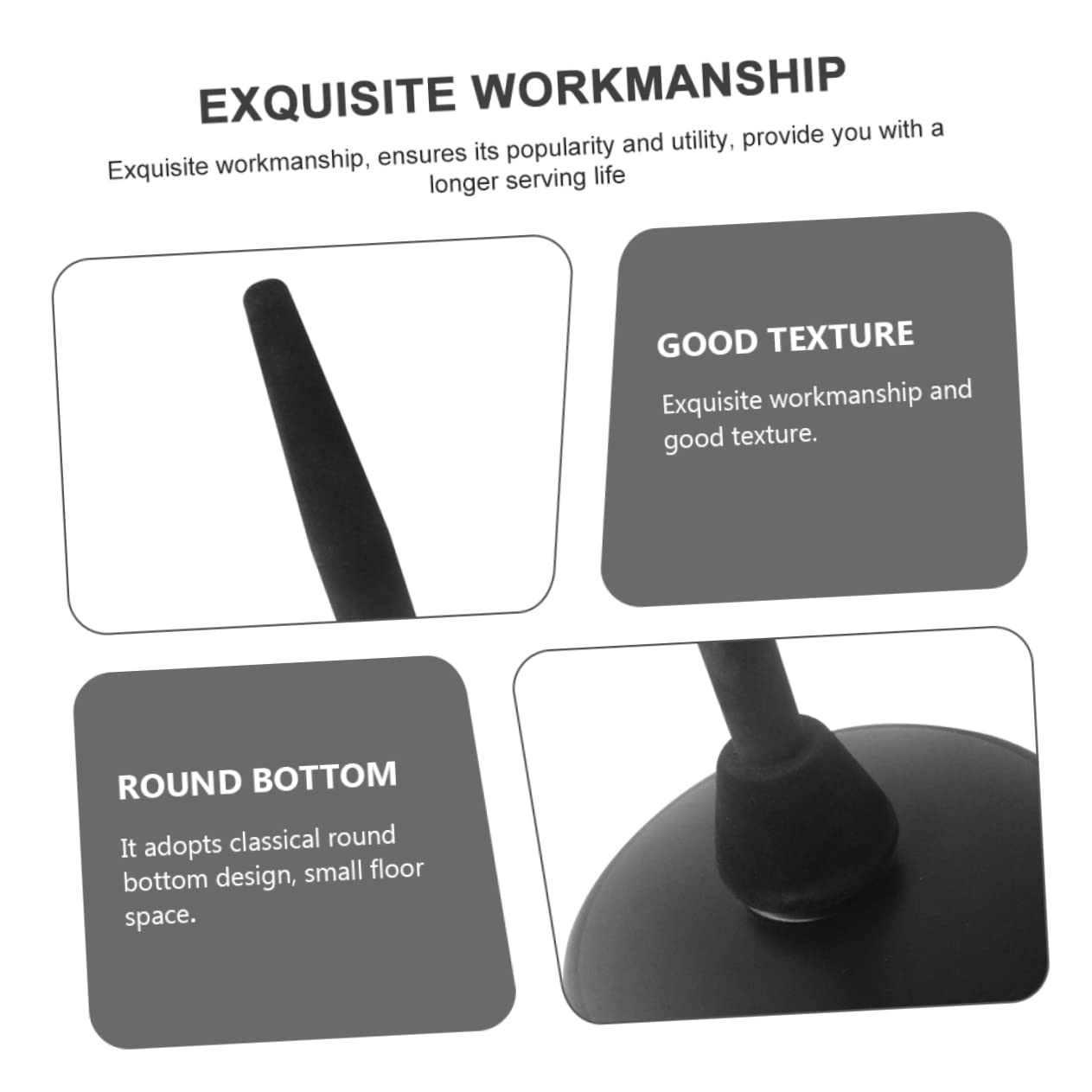 Toyvian Supporto Stabile Per Flauto e Clarinetto in Ferro Antiscivolo, Espositore Compatto e Robusto Per Strumenti a Fiato, Facile Da Trasportare e Installare Per Studenti e Musicisti