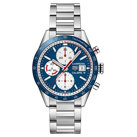 TAG Heuer orologio Carrera Calibre 16 cronografo automatico 41mm CV201AR.BA0715