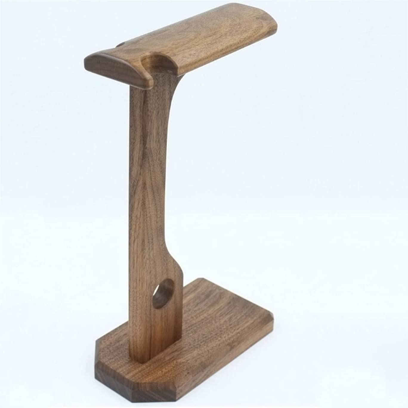 Gaming Accessori Supporto per Cuffie in Legno Massello Supporto per Cuffie Multifunzione con Vano Portaoggetti Stand Over-Ear da Gioco(D)