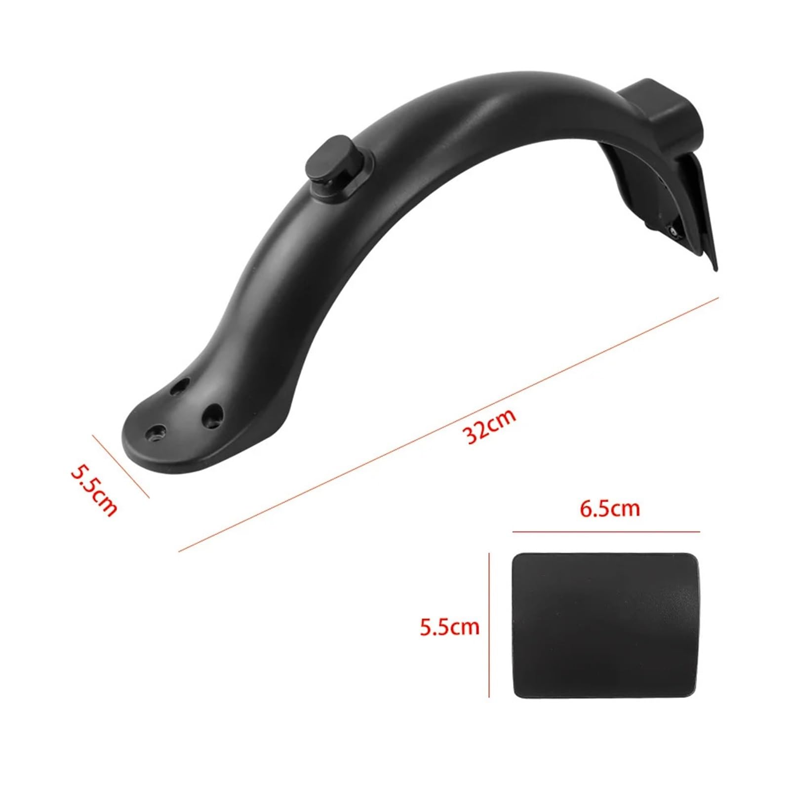 Flycoo2 Roue arrière Garde-boue Kit pour Mi 3 pour Xiaomi M365 Pro/Pro 2 Scooter électrique Accessoires, Garde-boue avec feu arrière à LED, kit de changement de pièce de rechange, noir Flycoo2 Roue arrière Garde-boue Kit pour Mi 3 pour Xiaomi M365 Pro/Pro 2 Scooter électrique Accessoires, Garde-boue avec feu arrière à LED, kit de changement de pièce de rechange, noir
